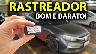 Rastreador veicular BOM E BARATO Funciona pelo celular Smart Car Key [upl. by Kloman]