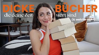 DICKE BÜCHER die deine Zeit wert sind und welche nicht  Buchempfehlungen [upl. by Enaffit]