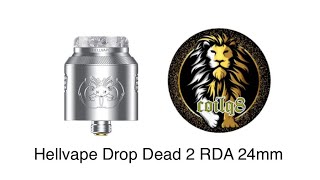 Hellvape Drop Dead 2 RDA 24mm شرح يالعربي [upl. by Melesa]