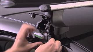 Thule 754 Foot Pack Video Demonstration  roofrackscouk [upl. by Lloyd]