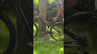 120mm xc bike VS 140mm trail bike music mountainbike mtb downhill jump [upl. by Maryjo]