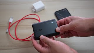 Review Anker USBC Power Bank 323 Portable Charger PowerCore PIQ HighCapacity 10000mAh [upl. by Amin415]