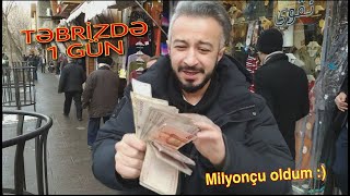 TÜRK ŞƏHƏRİ TƏBRİZ İranda MİLYONÇU OLDUM Gündəlik yaşam Qiymətlər və Yeməklər 1ci Hissə vlog [upl. by Shandra823]