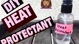 DIY EASY HEAT PROTECTANT FOR HAIR [upl. by Junia240]