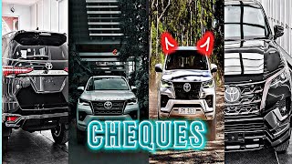 Cheques x Fortuner 😈🔥 attitude status  song by shubh edit attitudestatus fortuner cheques [upl. by Avera433]