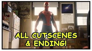 SpiderMan PS4 All Cutscenes amp Ending Cinematic Scenes LIKE A MOVIE [upl. by Ellesor290]