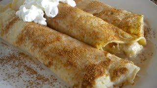 Crepes Banana Filling  EasyFast [upl. by Gladys]