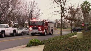 Blaring Horn amp NEW Engine  Sacramento Fire Dept NEW Engine 43 Responding Code 3 [upl. by Anjanette956]