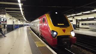 Virgin Trains British Rail Class 221 quotWilliam Baffinquot Departing London Euston [upl. by Ybba]