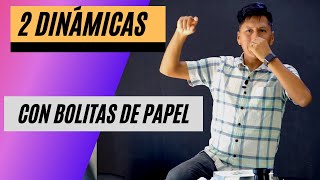 2 Dinámica  Rompe Hielos CON BOLITAS DE PAPEL  FACIL [upl. by Eillah]