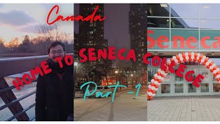 HOME TO SENECA COLLEGE TOUR  PART1 VFX STUDENT 2024 [upl. by Akvir]