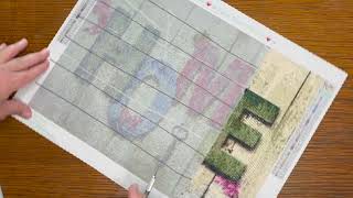 Making Diamond Painting Easier With Parchment Paper  Diamond Painting Tips and Techniques [upl. by Niak]