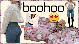 500 BOOHOO TRYON HAUL  I LOVE YOU BOOHOO [upl. by Jenness]