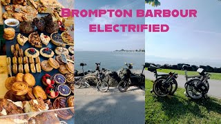 Brompton Barbour  Electrified  Brompton in Europe  DIY  Swytch [upl. by Monti]