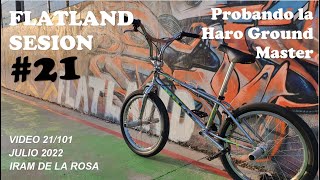 2022 Flatland Sesion 21 Haro Ground Master 2021 [upl. by Ahras]