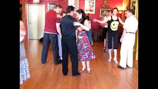 Dance Argentine Tango  VALS LESSON Steps  Oscar Mandagaran amp Georgina Vargas [upl. by Porett]