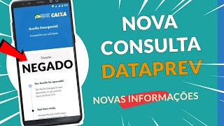 Nova Consulta DATAPREV Auxílio Emergencial caixa [upl. by Halstead331]