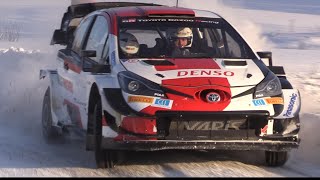 Takamoto Katsuta  Test  WRC Arctic Rally Finland 2021 [upl. by Ezri248]