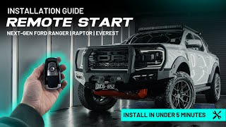 Programming 2022 Next Gen Ranger Raptor amp Everest Remote Start Key Fob  Guide [upl. by Nallid]