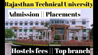 RTU Kota 2022 College Review  Admission  Placements  Fees  Hostels  Top branch  rtukota [upl. by Dnalro]