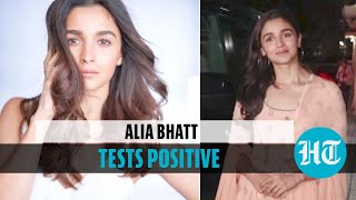 Alia Bhatt tests positive for Covid19 under home quarantine [upl. by Llenyr856]