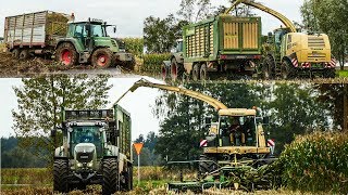 Kukurydza 2017 na dwie sieczkarnie Wtopy Usługi Rolnicze Blejk MGT u Kon3ar  ☺ [upl. by Goodman]