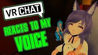 VRChat Reacts To My Voice [upl. by Ecyaj939]