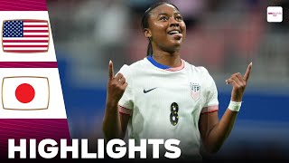 United States vs Japan  Highlights  SheBelieves Cup 06042024 [upl. by Aanas603]