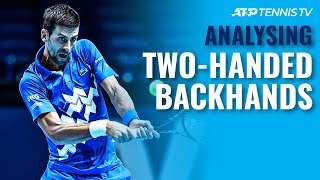 Analysing ATP Tennis Players TwoHanded Backhands 🧐 [upl. by Enitsirt]