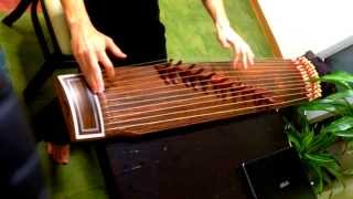 KUNG FU HUSTLE SONG  Played on a Korean Gayageum 가야금 [upl. by Enaujed]