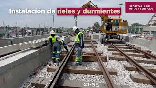 Avanzamos con la renivelación de la cabecera sur de la terminal Pantitlán de la L9 del Metro [upl. by Nygem]