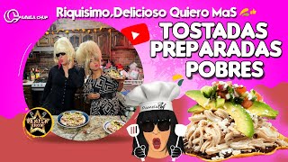 Tostadas Preparadas de Pollo 🐓 🐔 Pamela Chef 🍽️ [upl. by Yrollam]