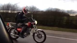 Suzuki GN 125 on the road [upl. by Ariad]