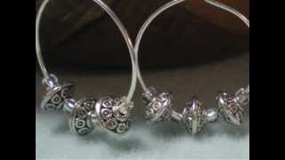 How to Make Simple Silver Hoop Earrings [upl. by Tasia]