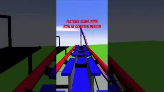 Pistons Slam Dunk Roller Coaster Design rollercoaster ultimatecoaster2 detroitpistons [upl. by Hershel]