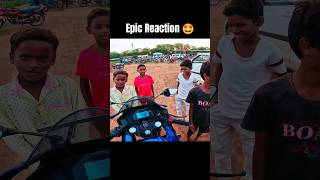 childs epic reaction on r15🤩🤩✨epicreactions epic reaction r15reactionyamahar15 shortsfeed yt [upl. by Fransis]