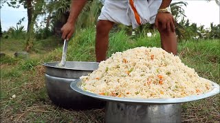 Veg Fried Rice Recipe  Cooking amp Eeating delicious I Village Food Channel [upl. by Donela]