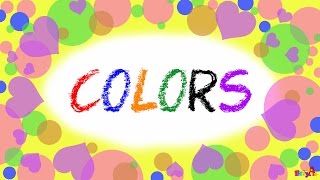 Colors  Spelling of Colors by BabyA Nursery Channel [upl. by Monie]