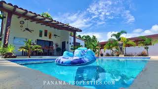 Pedasi Panama  Real Estate Move in Ready Home Pool Casita Live near the Beach Tropical Paradise [upl. by Orella]