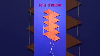 Net of a Icosahedron  Pull Up Nets  Math maths [upl. by Bound]