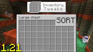 How to Install the Inventory Tweaks Mod for Minecraft 121 [upl. by Eilyak]