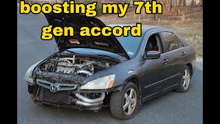 turboing my 7th gen honda accord [upl. by Vincent9]