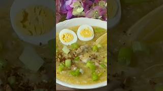 Easy and yummy Chicken Arroz Caldo shorts arrozcaldo chickenarrozcaldo filipinofood congee yum [upl. by Kinnon]