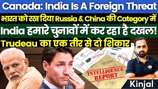 Trudeaus Cunning Game Explained  Canada Says India Meddled In Its Elections Is A Foreign Threat [upl. by Einrae606]