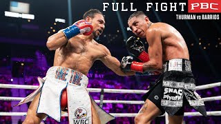 Thurman vs Barrios FULL FIGHT February 5 2022  PBC on FOX PPV [upl. by Ahsaek]