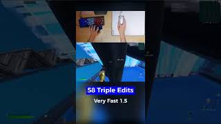 Insane Triple Edits fortnite fortniteclips gaming [upl. by Nyladgam]