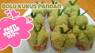 RESEP BOLU KUKUS PANDAN DARI TINTIN RAYNER  CARA MEMBUAT BOLU KUKUS MEKAR NO SPRITE [upl. by Ardnad]