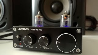 Aiyima TUBE A3 PRO preamp  Boost your amplifier with prime sound and EQ review [upl. by Airla]