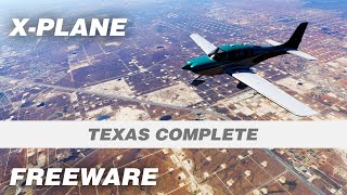 Texas Complete Photoreal Ortho Freeware Scenery for XPlane [upl. by Aicrag176]