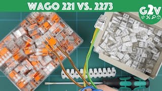 WAGO Serie 221 vs 2273  Welche Klemme ist für wen die richtige  VERGLEICH  REVIEW [upl. by Ahseiyn]